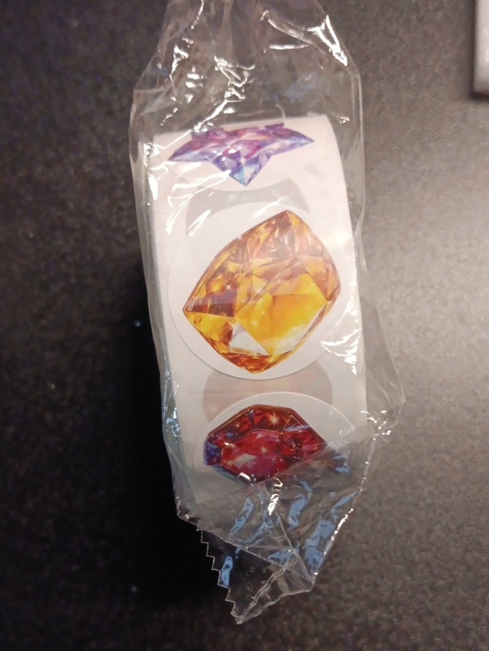 Gem Stickers - One Roll